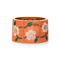 VAN CLEEF & ARPELS, YELLOW GOLD, DIAMOND AND MOSAIC CUFF BRACELET