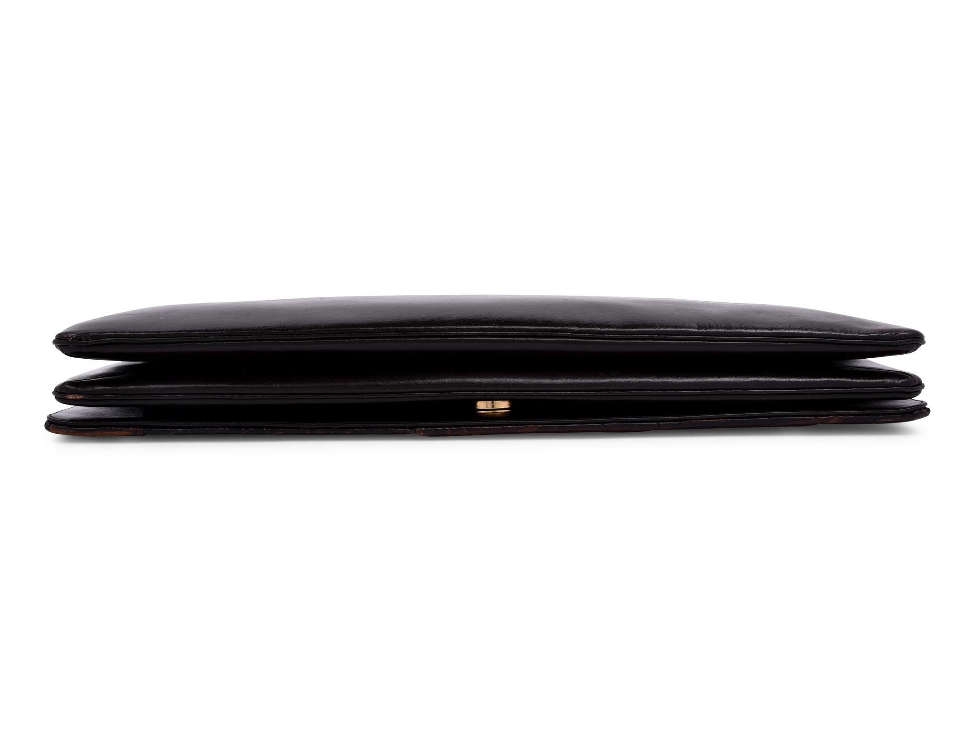 Judith Leiber Mixed Skin Clutch