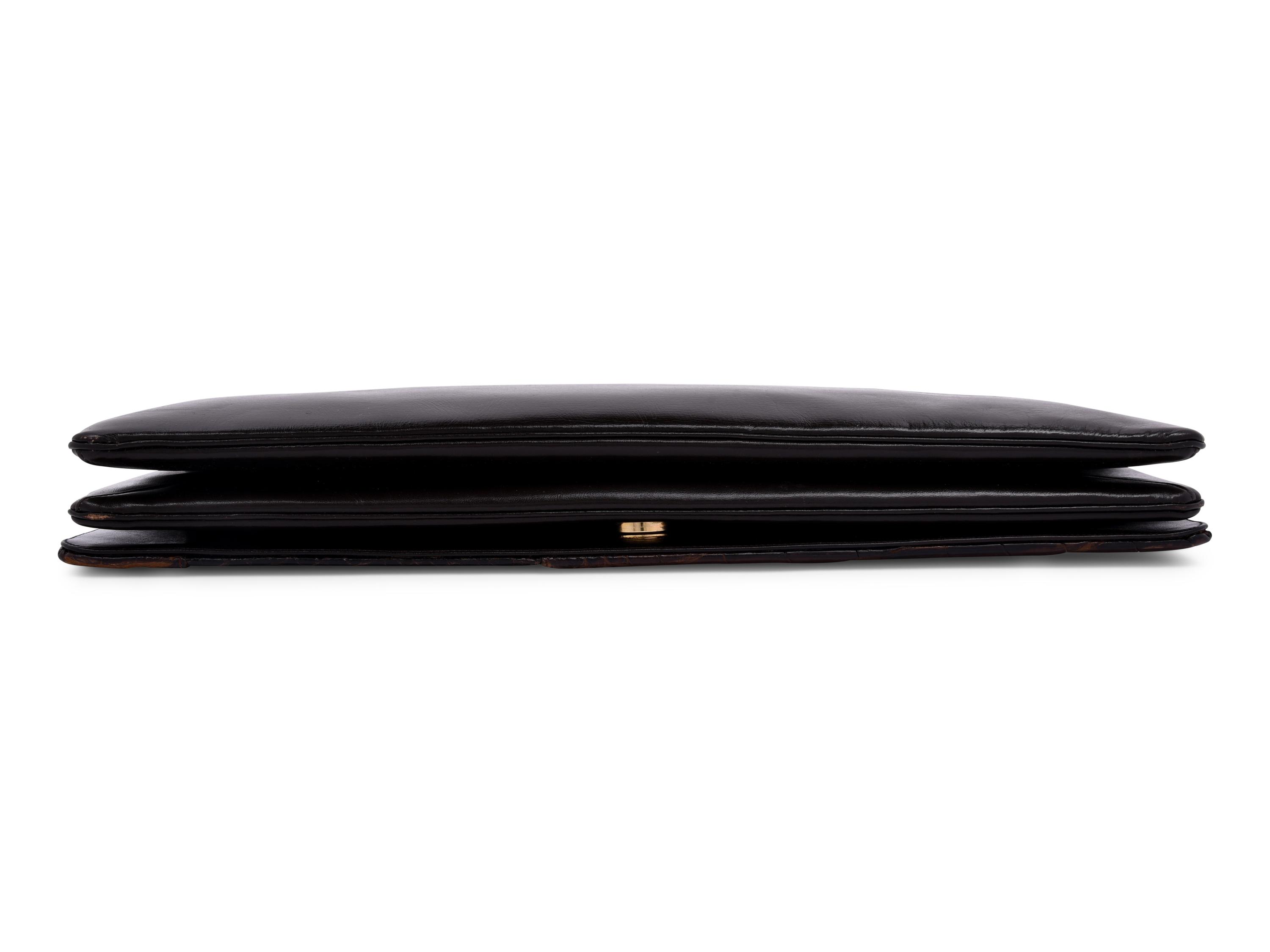 Judith Leiber Mixed Skin Clutch