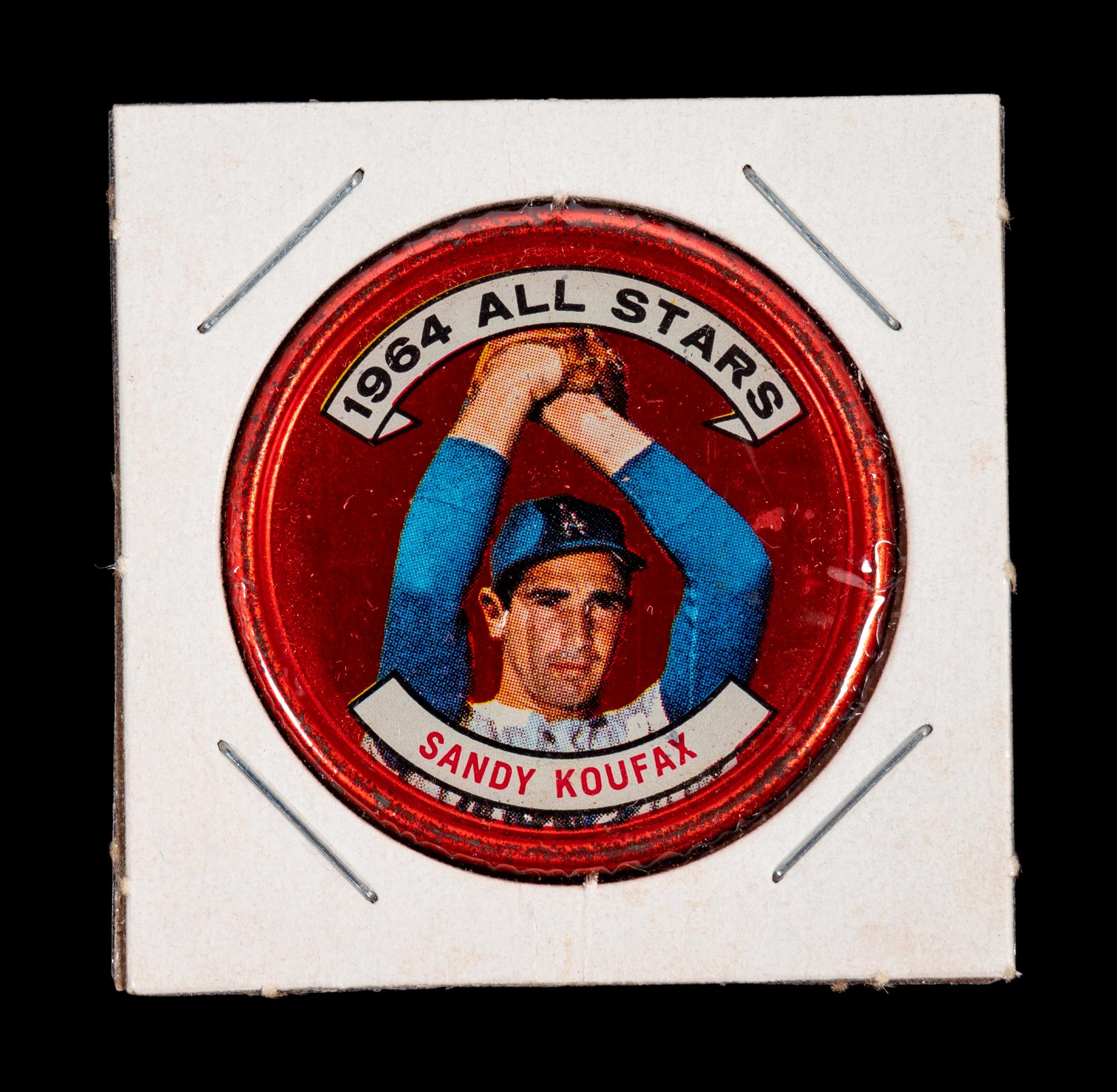 A Group of 44 1960s and 1970s Topps Baseball Coins (Including Willie Mays, Roberto Clemente and Sandy Koufax),