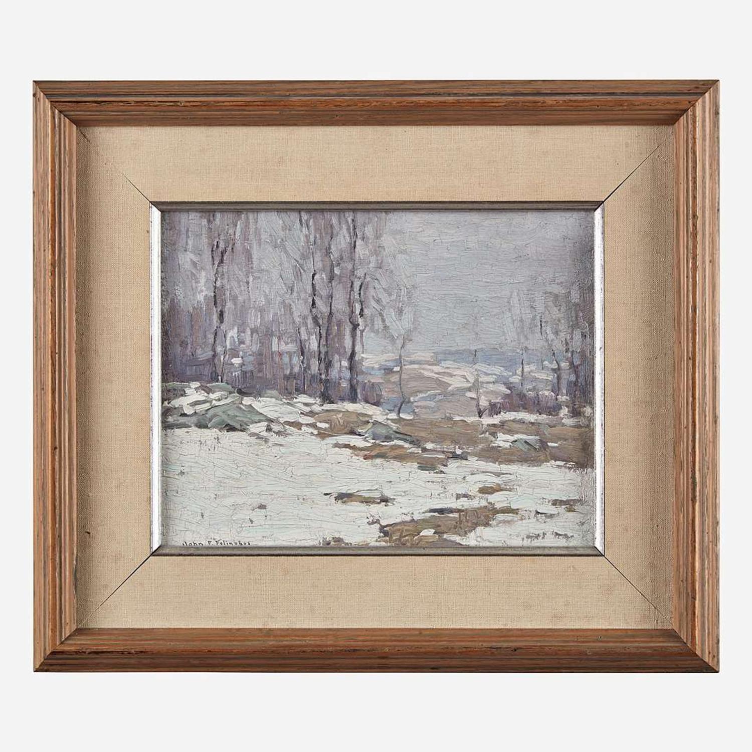 John Fulton Folinsbee (American, 1892–1972) Grey Day - Winter