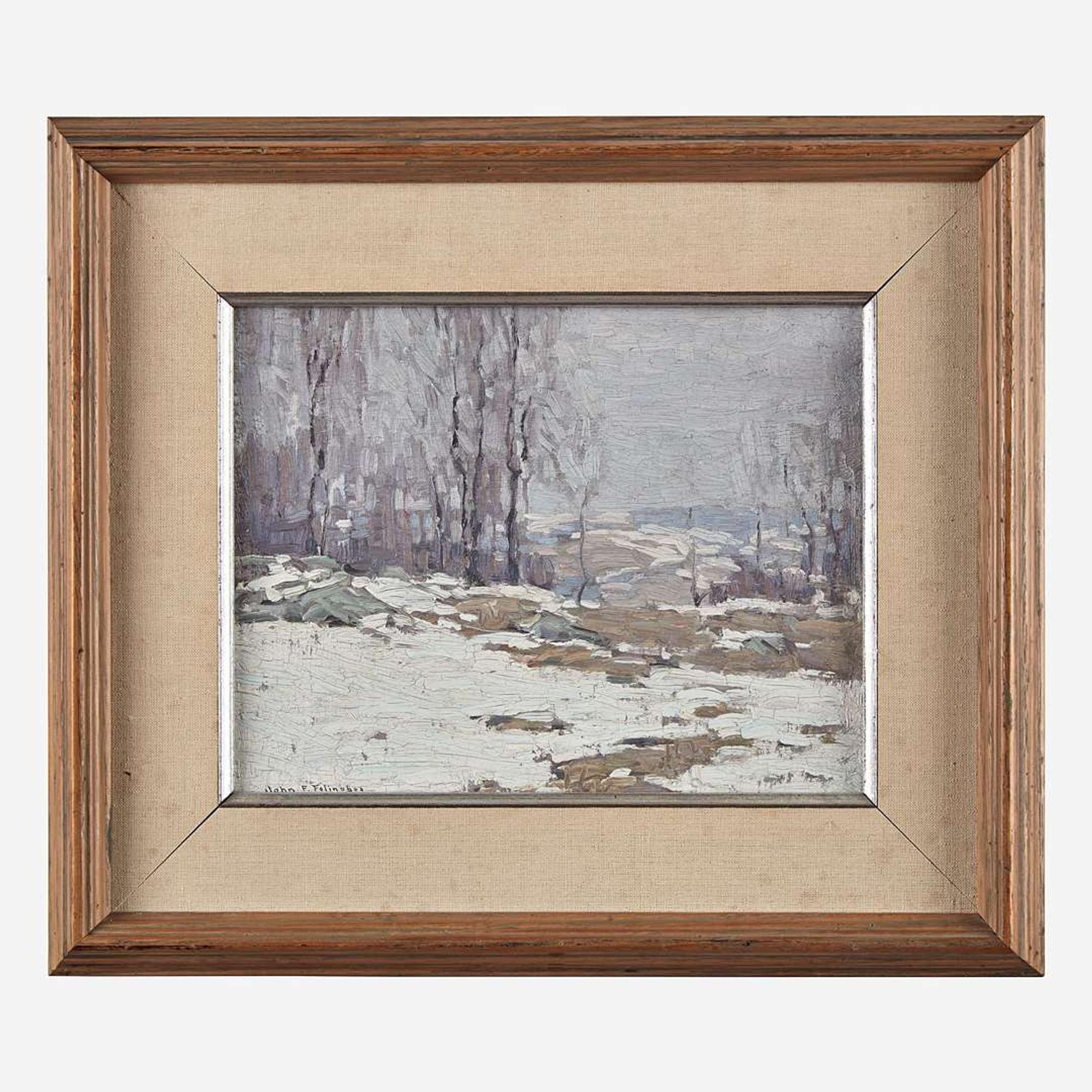 John Fulton Folinsbee (American, 1892–1972) Grey Day - Winter