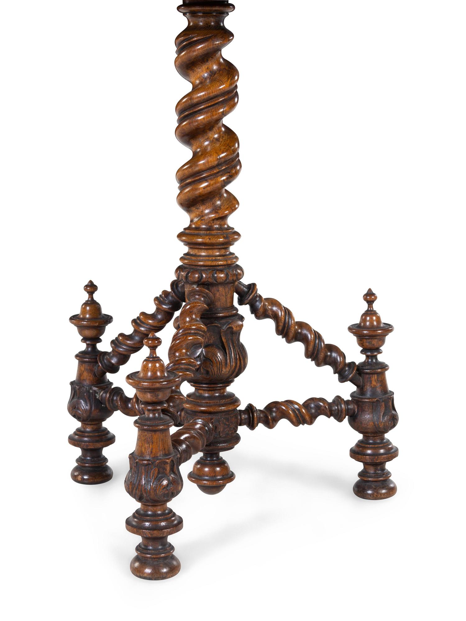 A Northern European Oak End Table