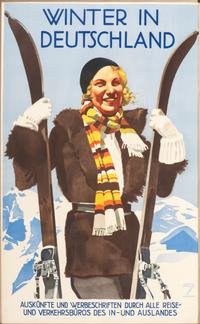 [TRAVEL]. HOHLWEIN, Ludwig, artist. Winter in Deutschland. Munich, ca early 1930s.