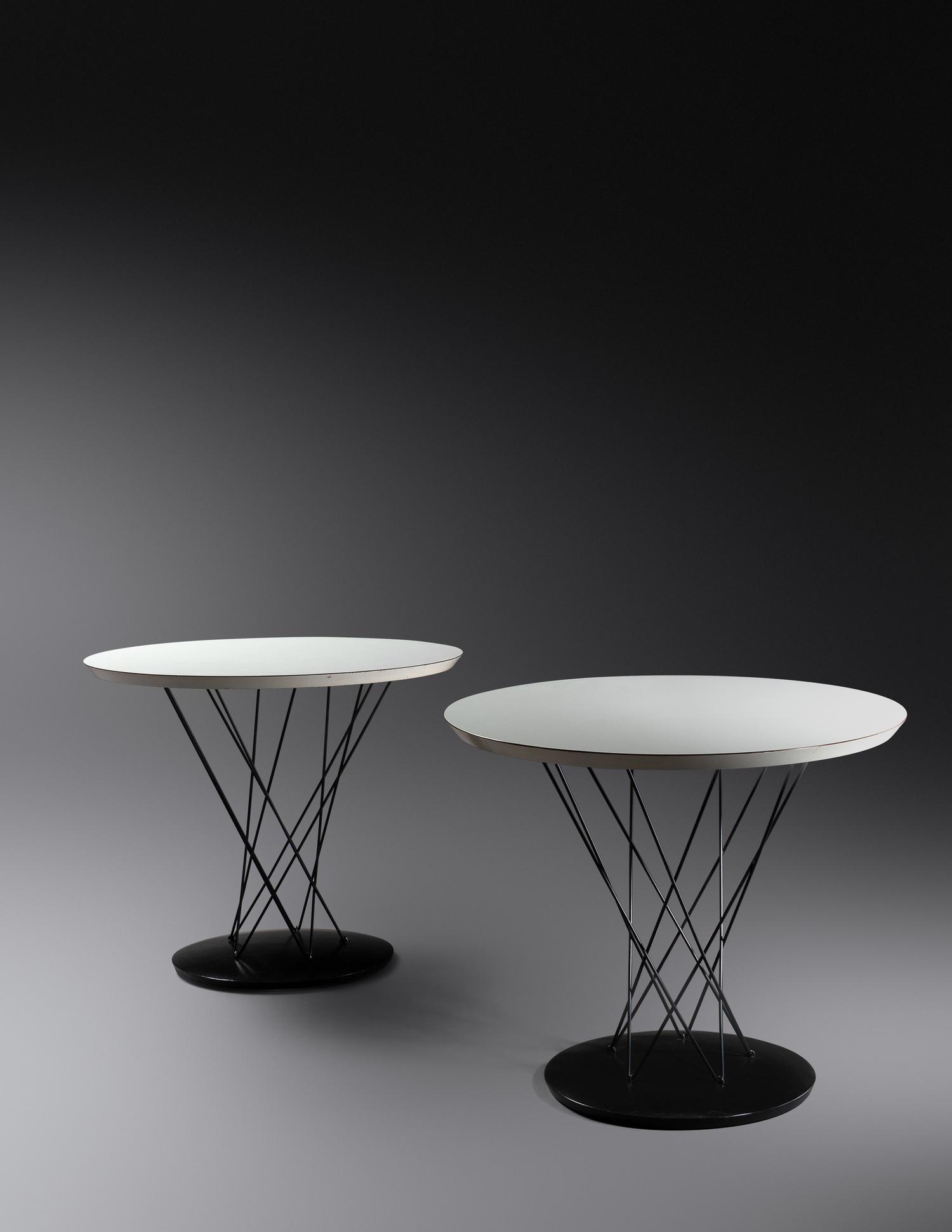 Pair of Cyclone Side Tables Knoll Associates, USA