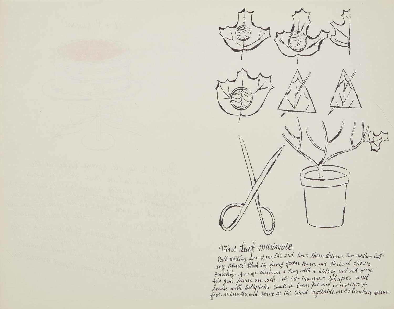 Andy Warhol (American, 1928-1987) — A + P Surprise (from Wild Raspberries ) 1959