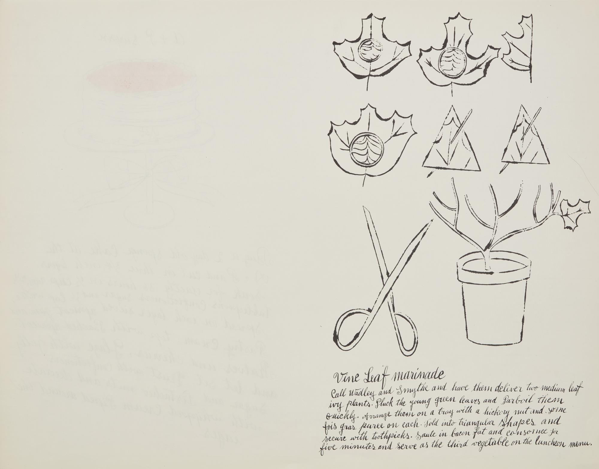 Andy Warhol (American, 1928-1987) — A + P Surprise (from Wild Raspberries ) 1959