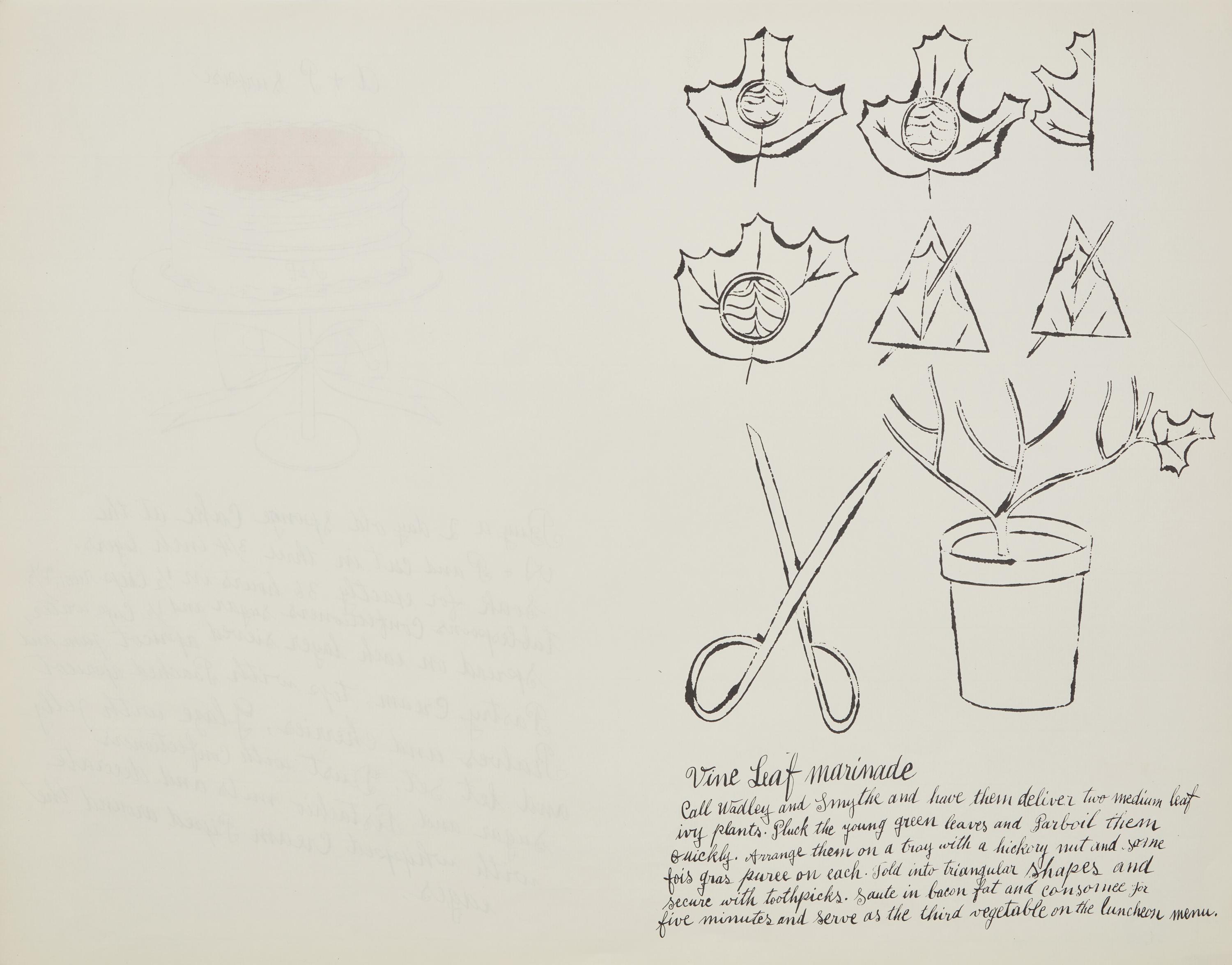 Andy Warhol (American, 1928-1987) — A + P Surprise (from Wild Raspberries ) 1959