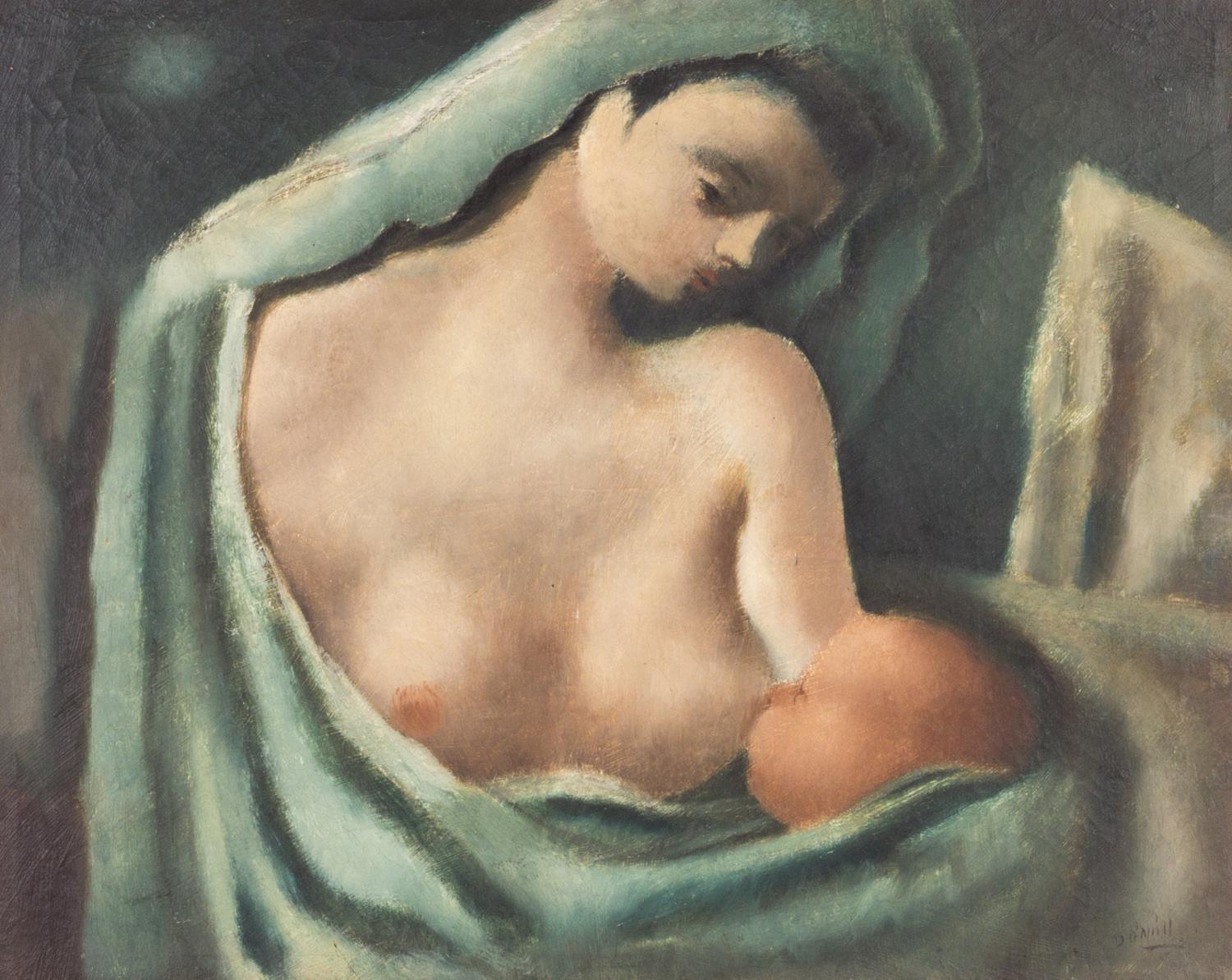 Daniel O'Neill, (Irish, 1920-1974), Woman with Child