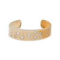 NIVA, DIAMOND AND BICOLOR GOLD CUFF BRACELET
