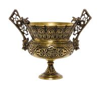 A Middle Eastern Bronze Urn, Height 6 inches.