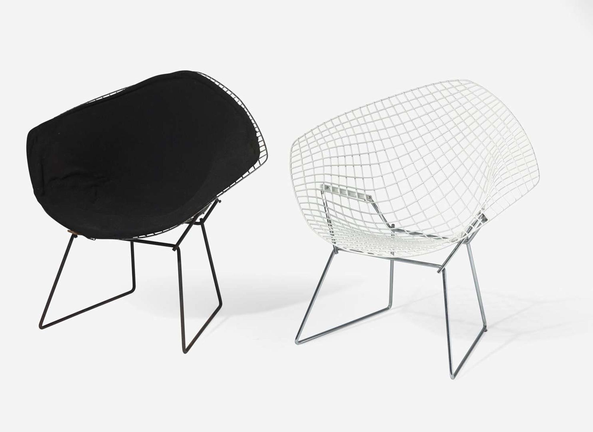 Harry Bertoia, Early "Diamond" Chair