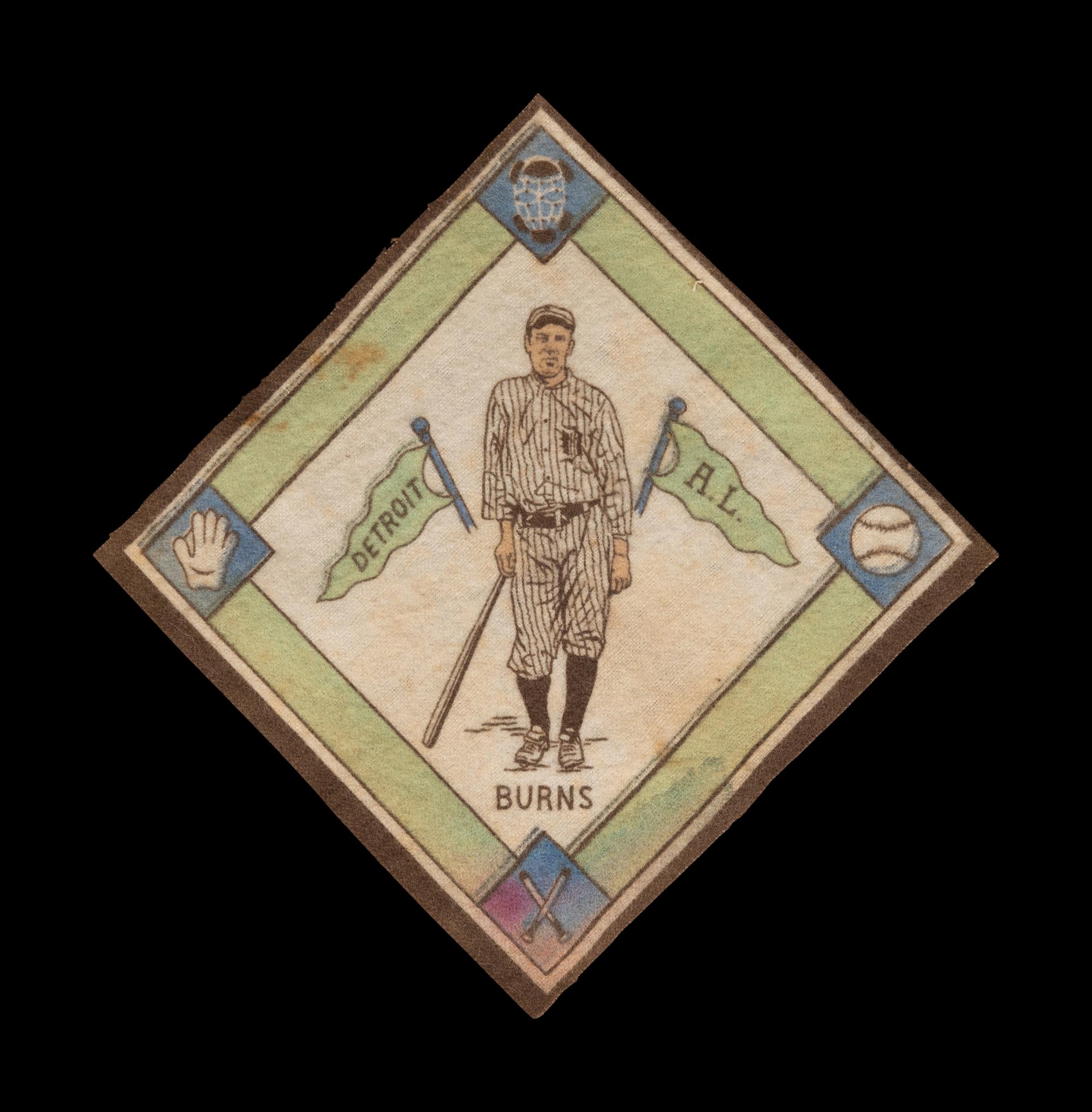 A Group of Six Assorted 1914 B-18 Baseball Quilt Flannel Panels,