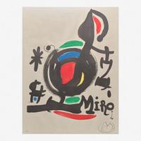 Joan Miró (Spanish, 1893-1983) Poster for the Exhibition 'Les essències de la terra,' Galleria del Milione, Milan