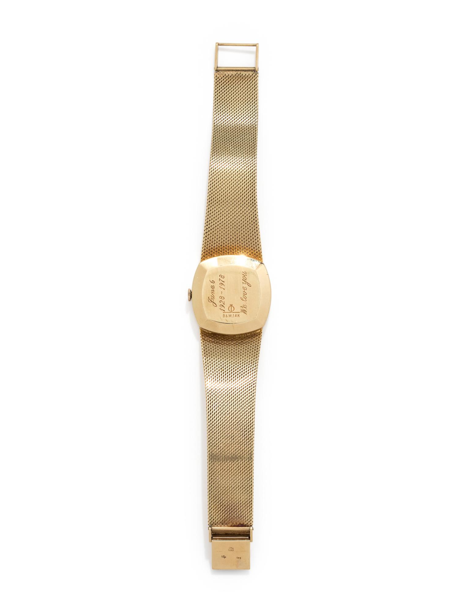 BAUME & MERCIER, 14K YELLOW GOLD WRISTWATCH