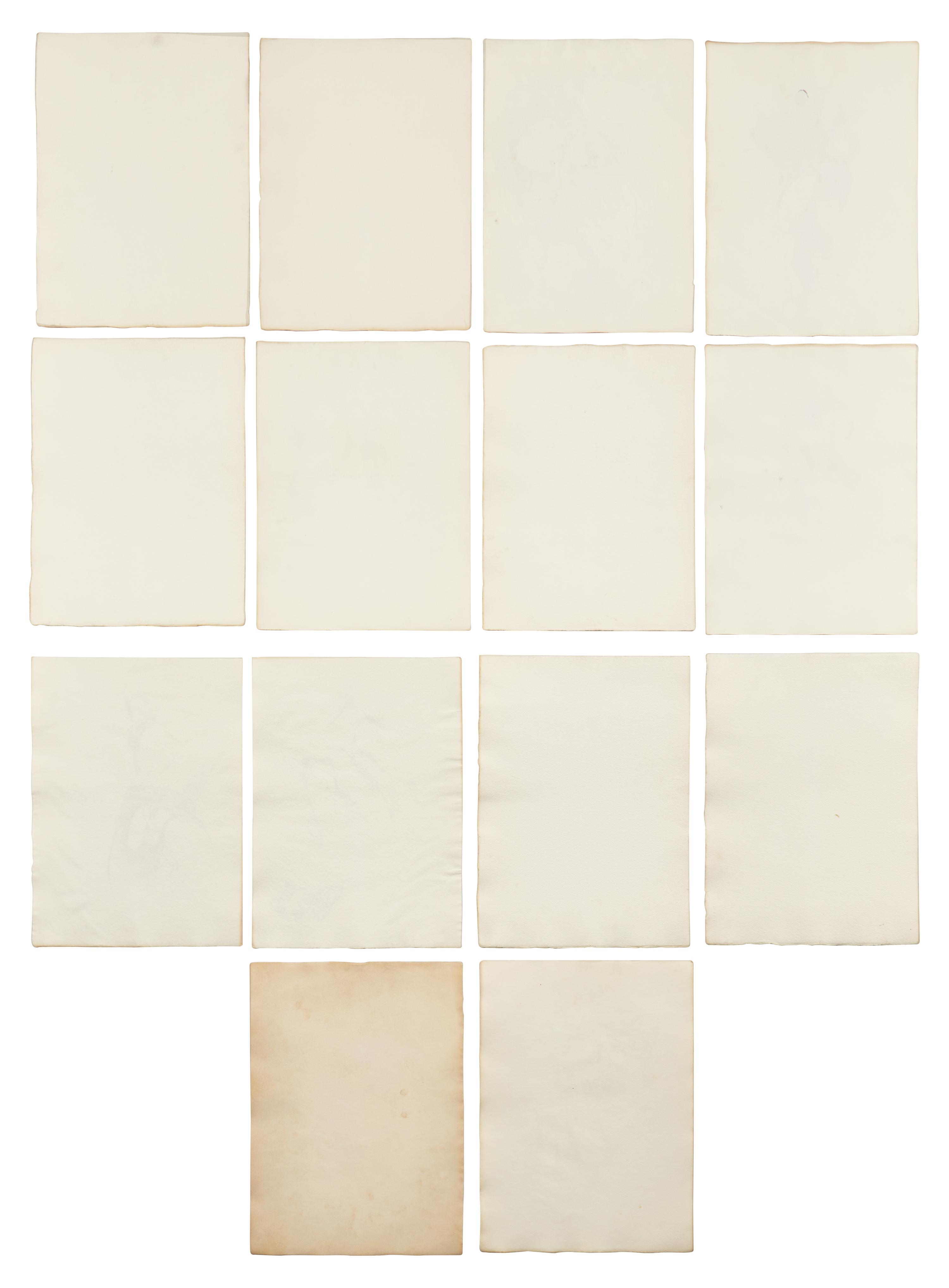 Set of Fourteen Erotic Drawings (14)