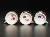 Three Porcelain Shaving Mugs