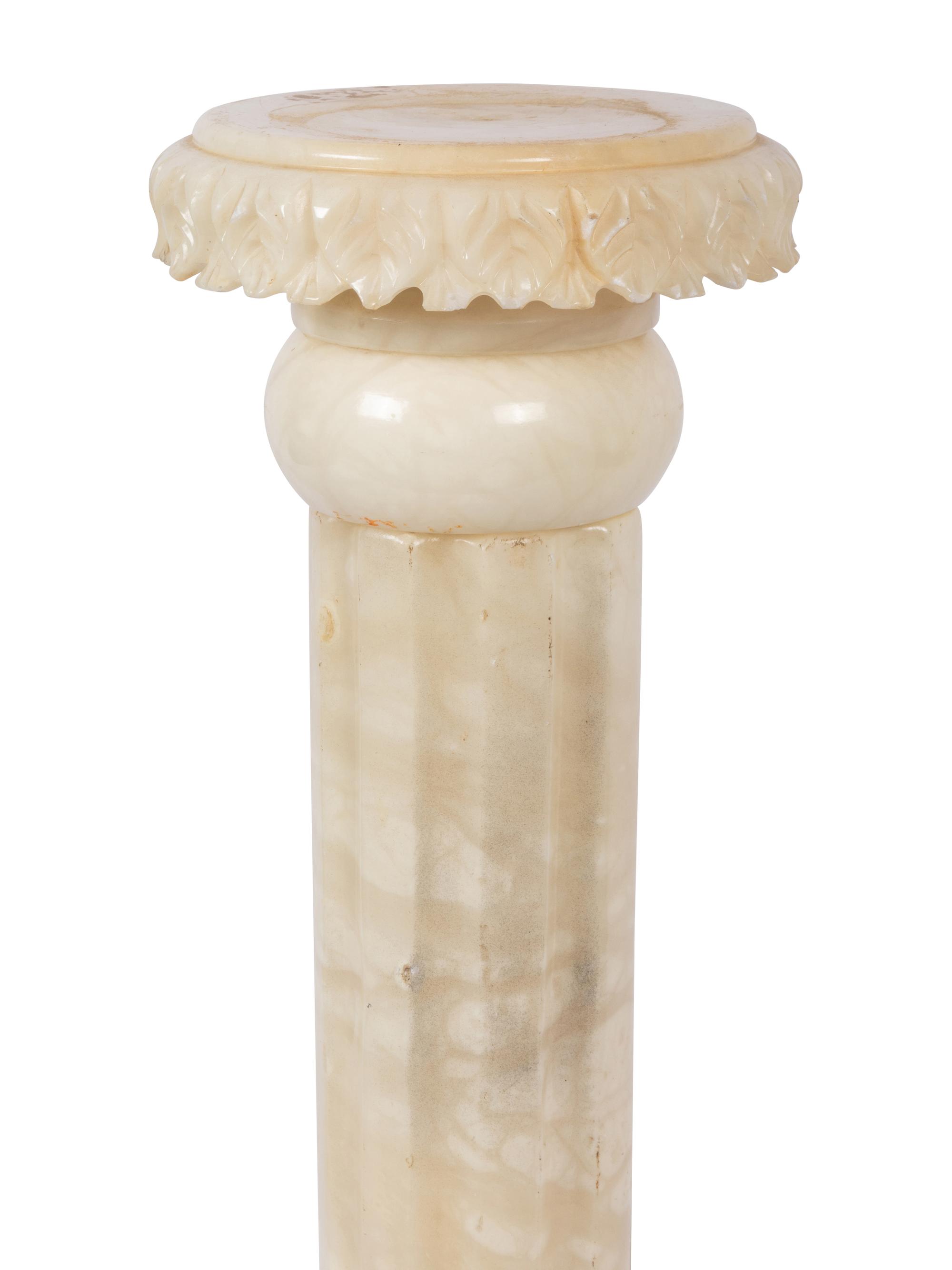A Continental Marble Pedestal