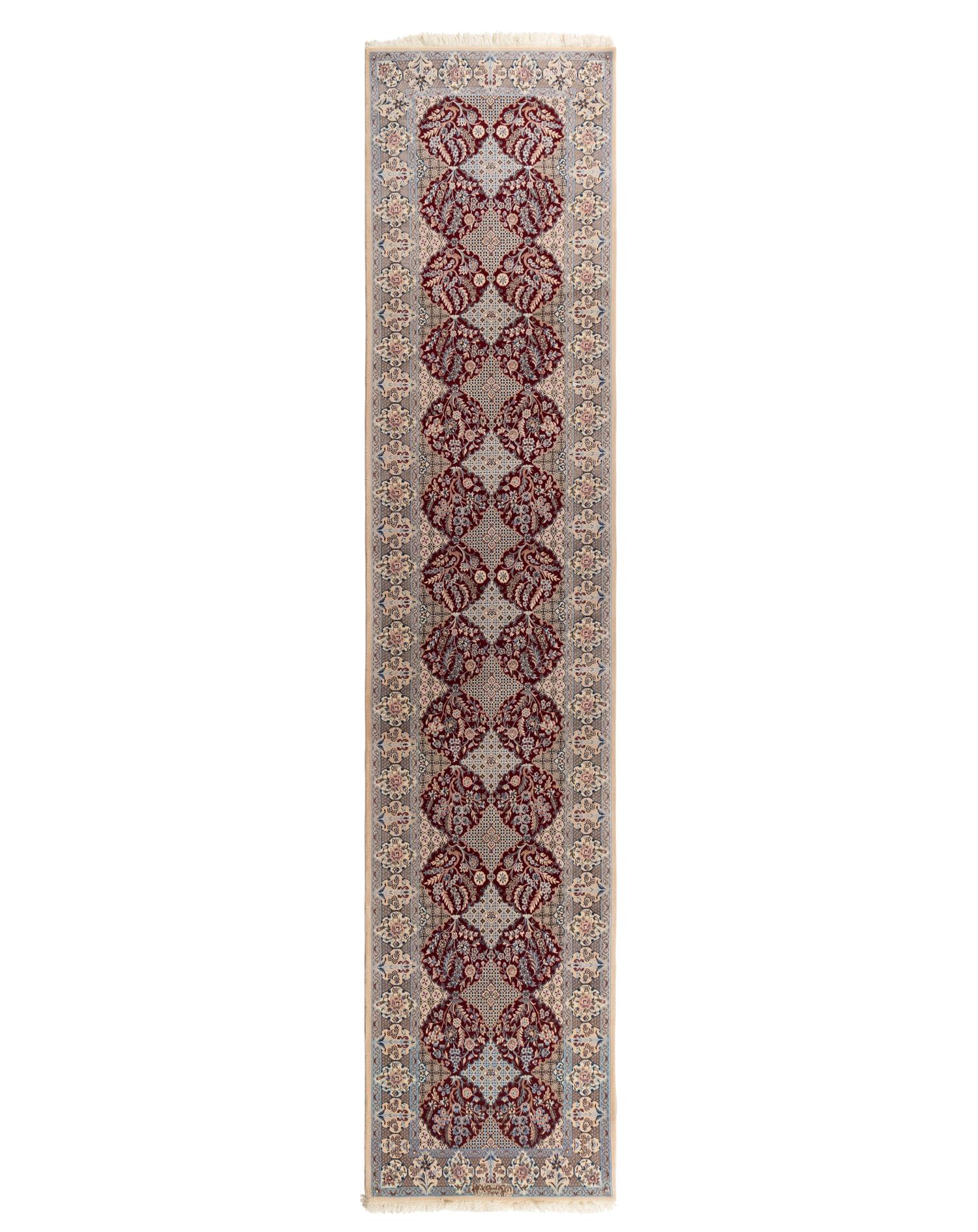 A Qom Silk and Wool Runner