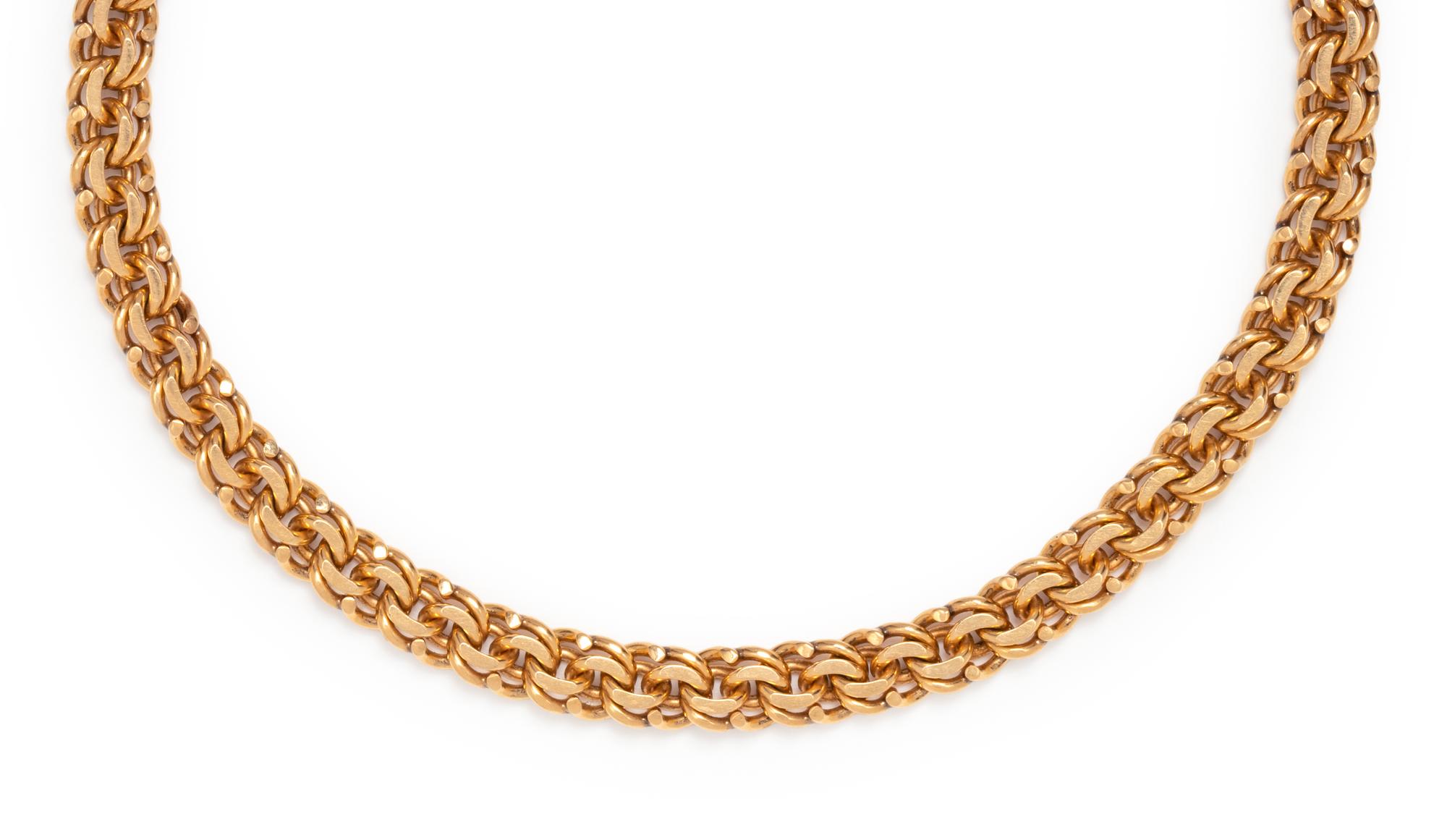 YELLOW GOLD NECKLACE