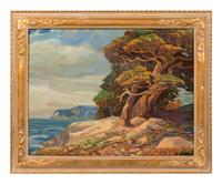 Cyprus Tree and Sea