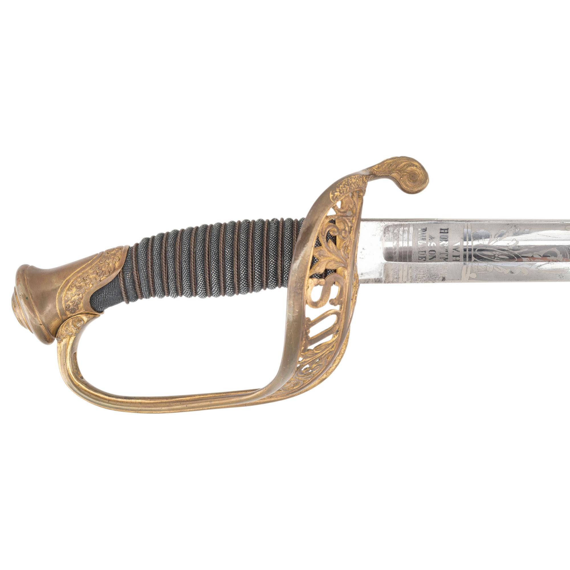 US Model 1850 Staff & Field Officers Sword by Horstmann