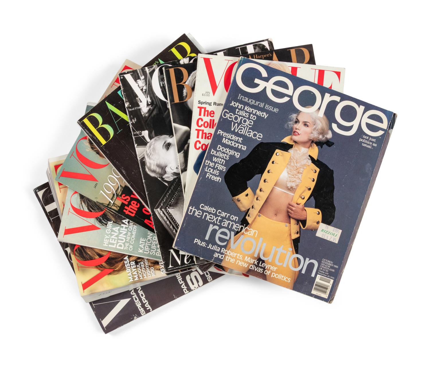 Dayle Haddon: Collection of Fifteen Fashion Magazines and Book