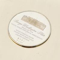 A Group of Twelve Franklin Mint 24K Gold Inlaid Sterling Presidential Plates, Circa 1976