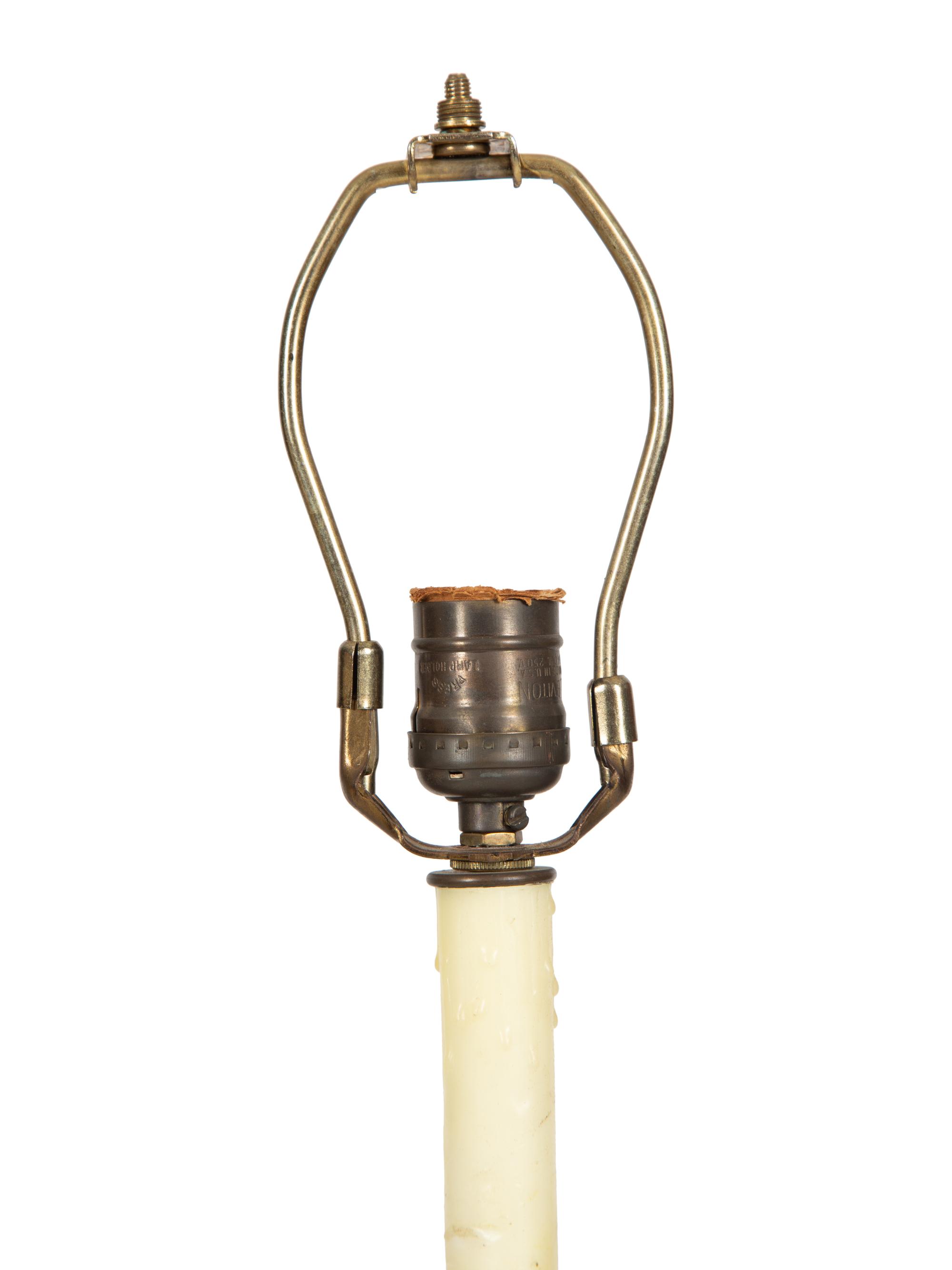 A Chinese Export Porcelain Candlestick