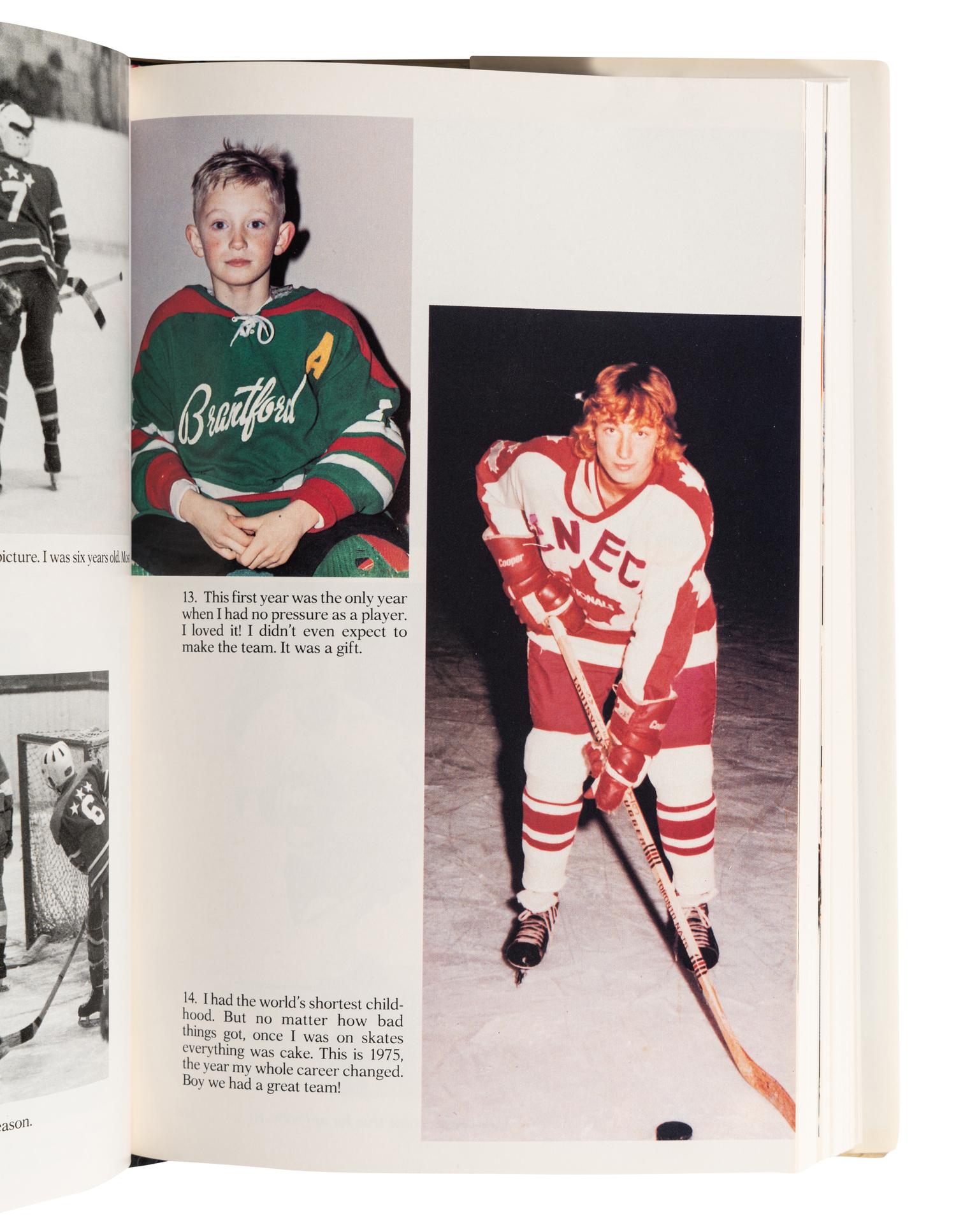 A 1990 First Edition of Gretzky An Autobiography Signed by Wayne Gretzky and Bruce McNall,