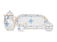 A Herend Chinese Bouquet Porcelain Coffee Set