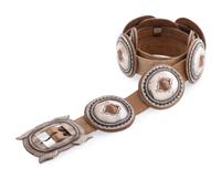 Sterling Silver Revival Concha Belt