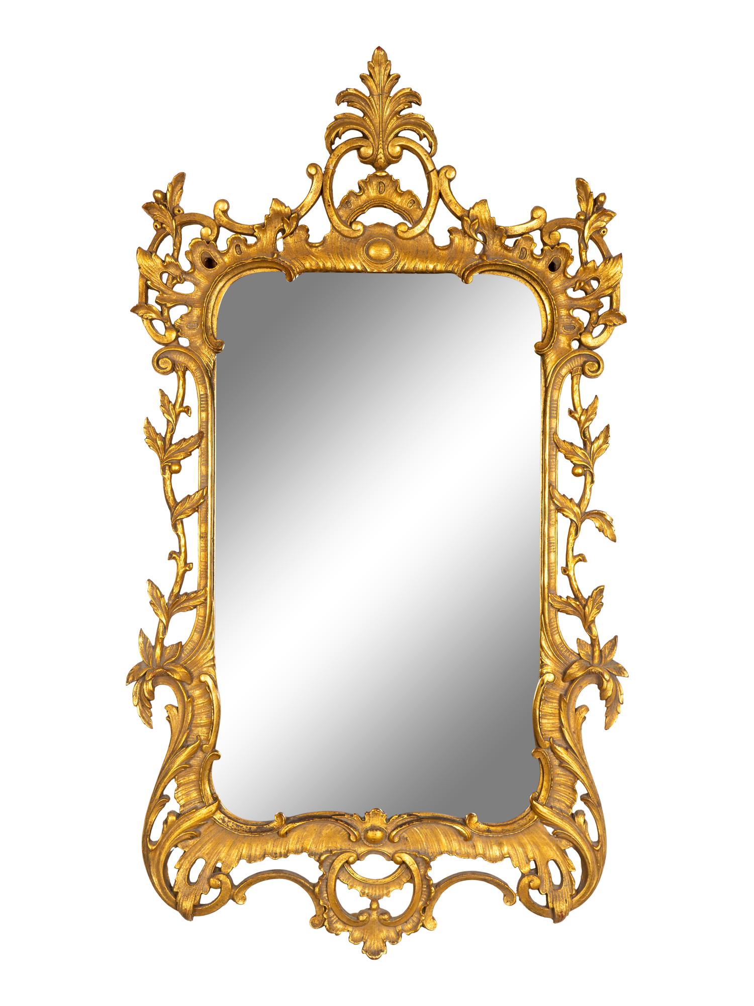 A George III Style Giltwood Mirror — 20TH CENTURY