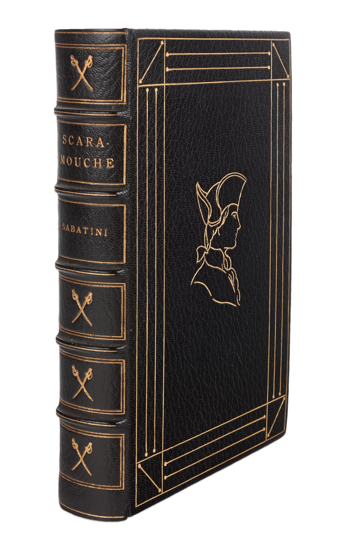 [MONASTERY HILL BINDING -- ZUFFANT, Joseph, binder]. SABATINI, Rafael (1875-1950). Scaramouche. A Romance of the French Revolution. Boston and New York: Houghton Mifflin Company, 1924.
