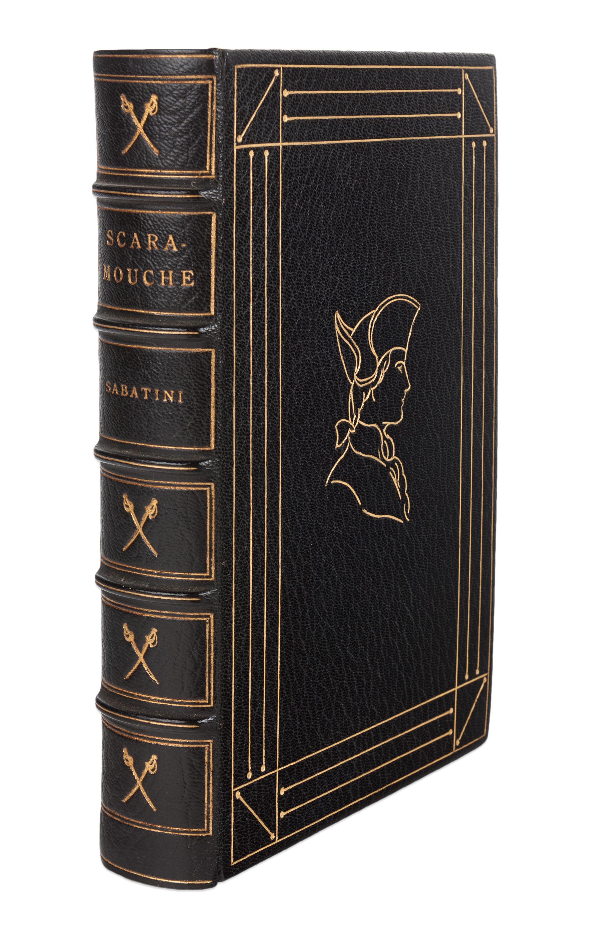 [MONASTERY HILL BINDING -- ZUFFANT, Joseph, binder]. SABATINI, Rafael (1875-1950). Scaramouche. A Romance of the French Revolution. Boston and New York: Houghton Mifflin Company, 1924.
