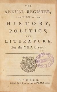 [African-Americana] [Wheatley, Phillis] The First Printed Appearance of Phillis Wheatley's Poem "Recollection"