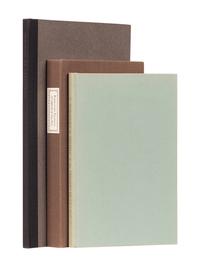 [BOOK CLUB OF CALIFORNIA]. A group of 4 works from the Book Club of California, comprising: