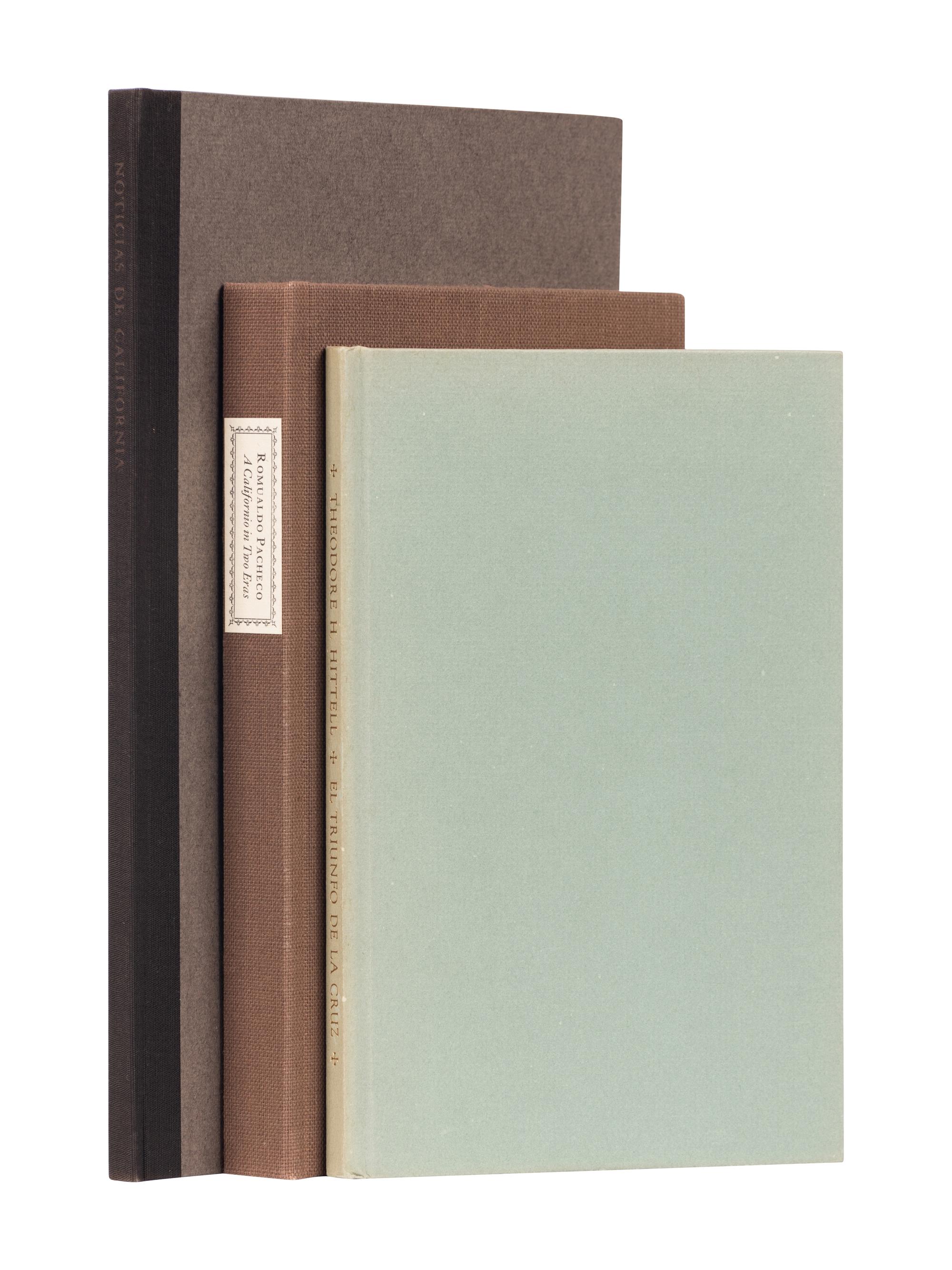 [BOOK CLUB OF CALIFORNIA]. A group of 4 works from the Book Club of California, comprising: