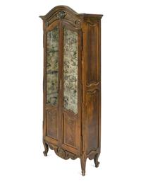 A Diminuitive Louis XV Style Provincial Vitrine Cabinet