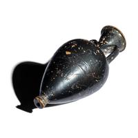An Attic Black-Glazed Amphoriskos