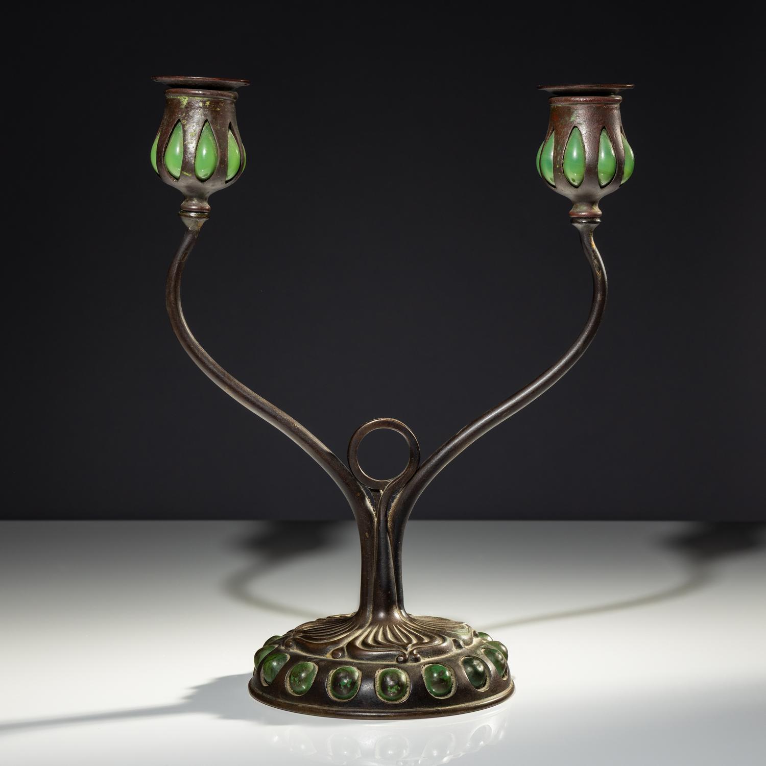 Blown-out candlestick New York, c. 1910