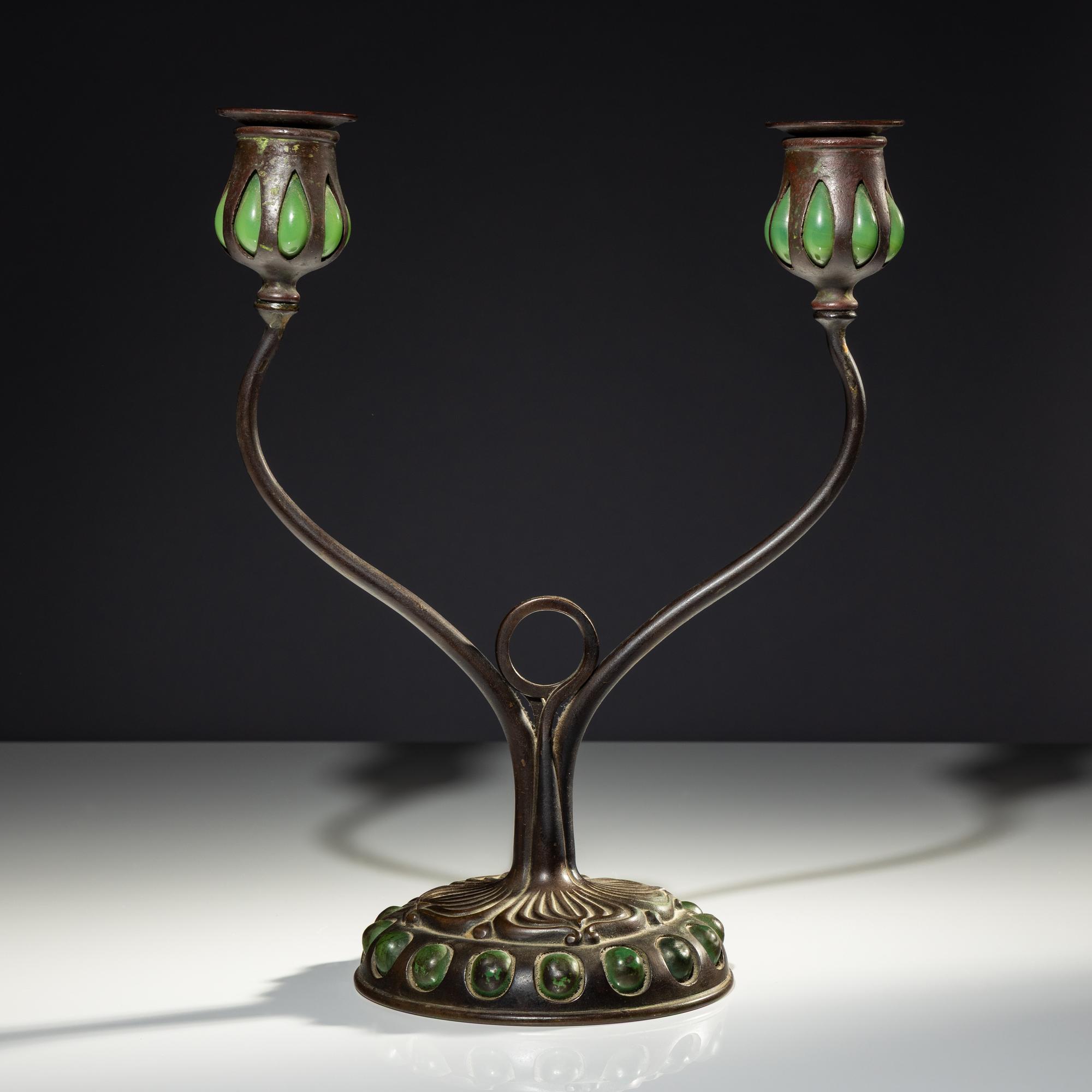 Blown-out candlestick New York, c. 1910