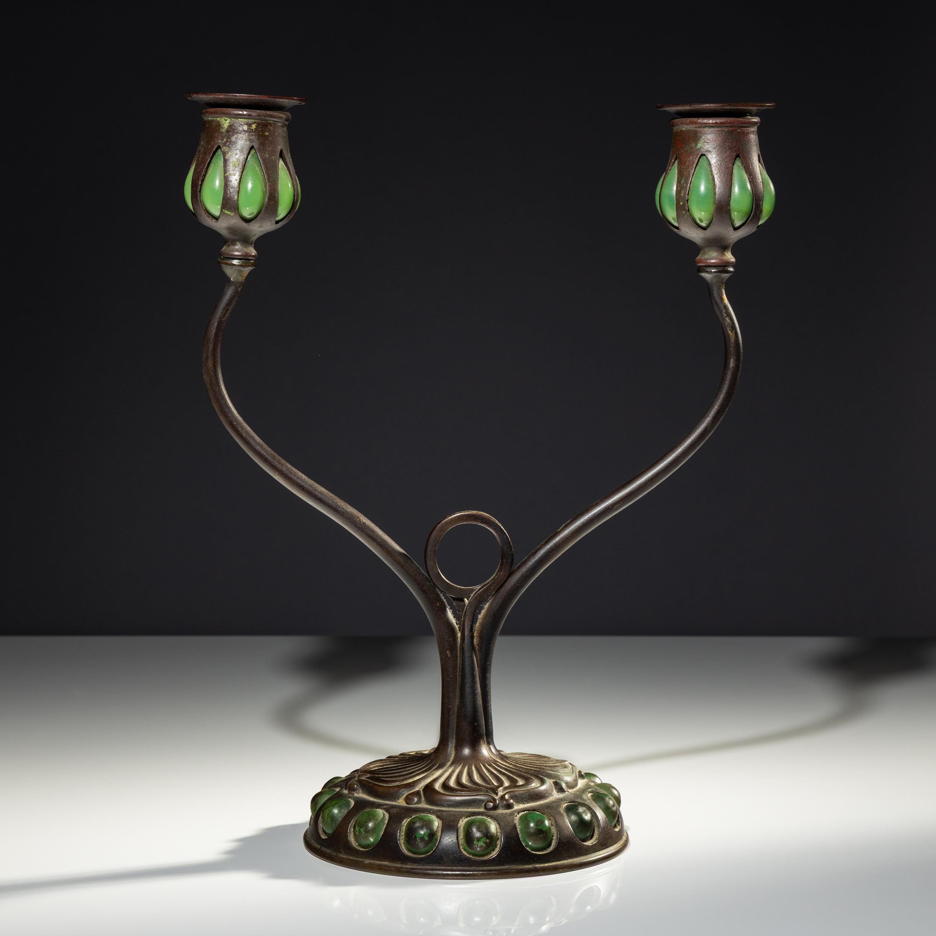 Blown-out candlestick New York, c. 1910