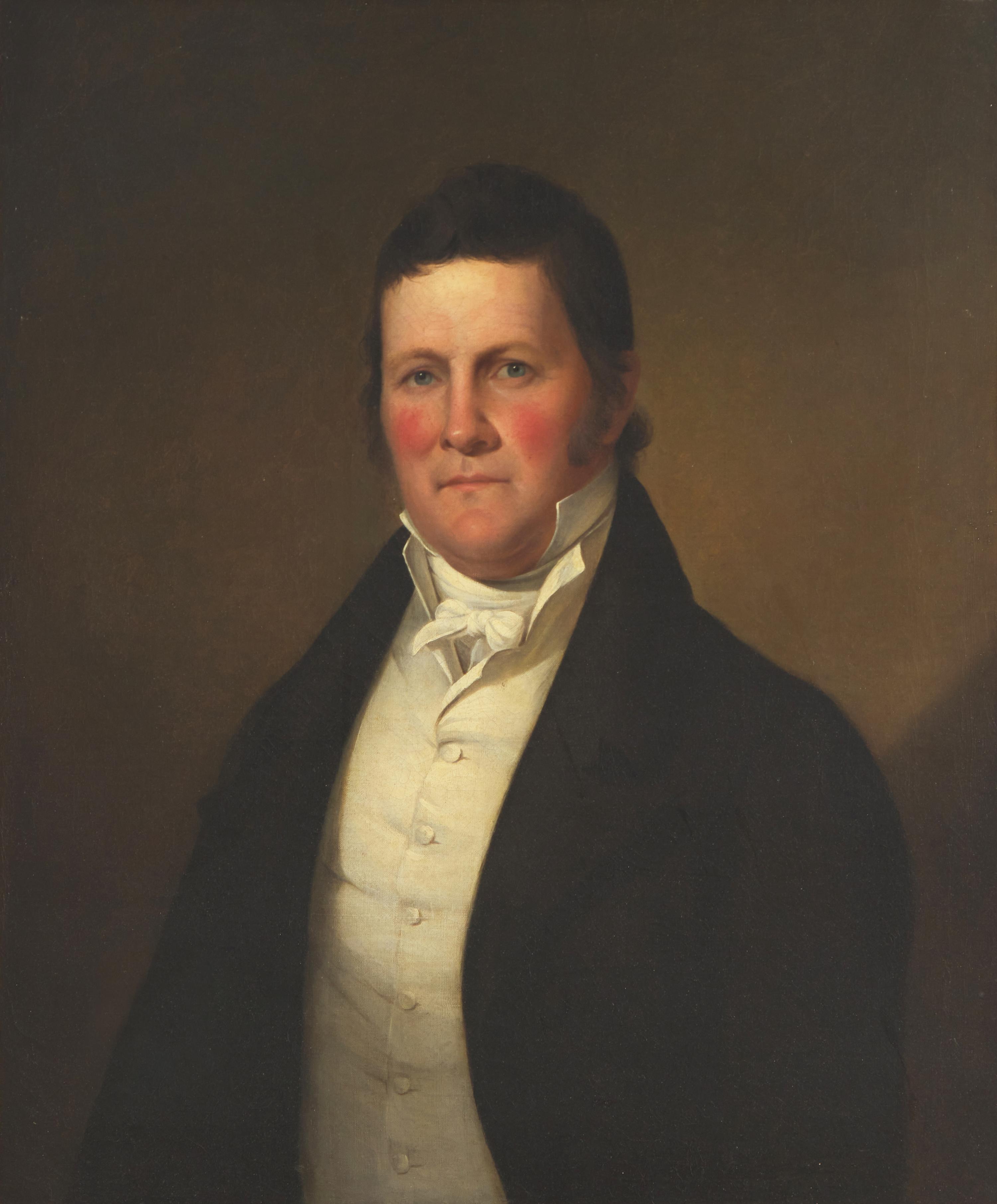 Attributed to Robert Street (1796-1865), A Portrait of Amos Palmer (1771-1851)