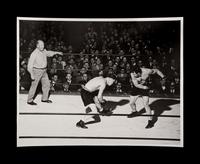 A Group of 22 Original Boxing Photographs Including Joe Louis and Jack Dempsey,