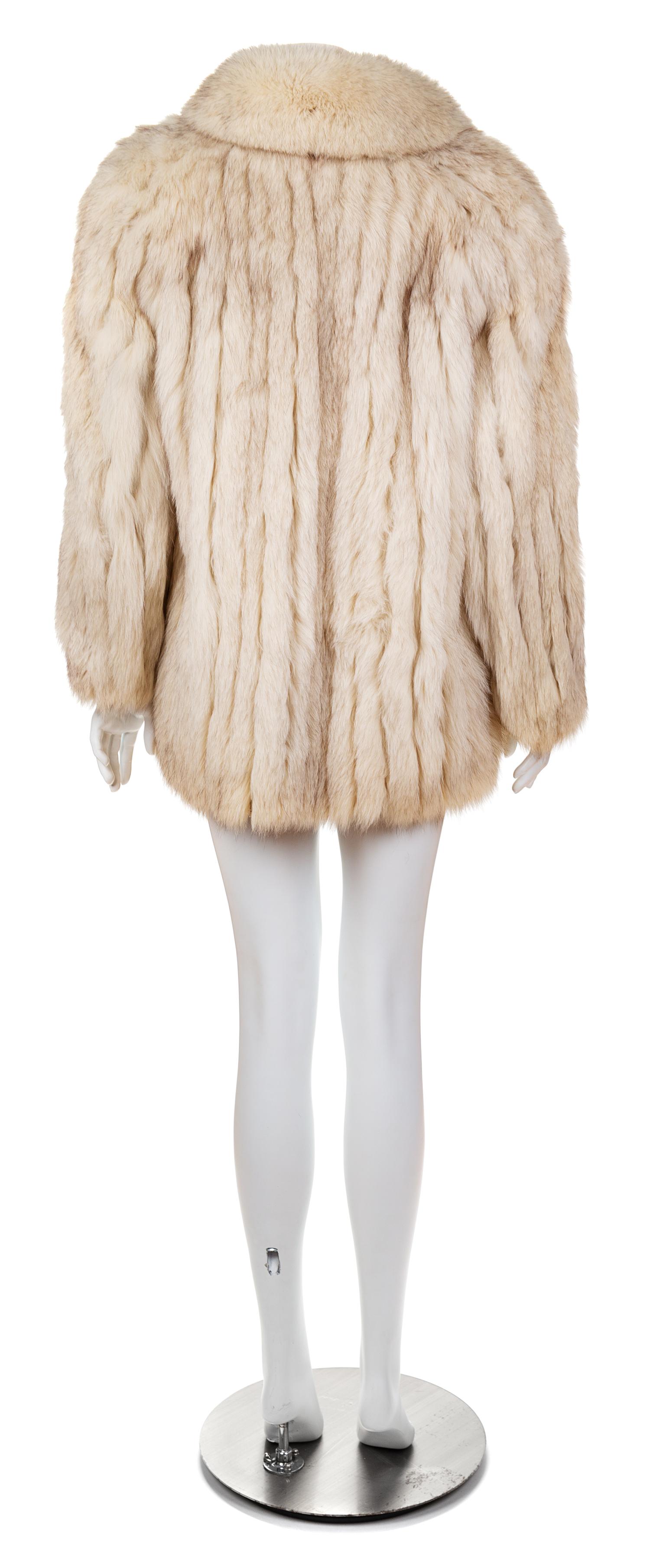 A Saga Fox Coat, Size 12.