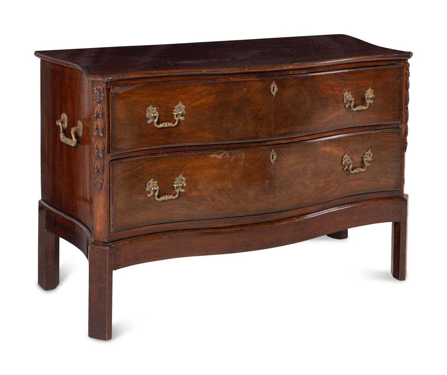 A George IV Mahogany Chest-on-Stand