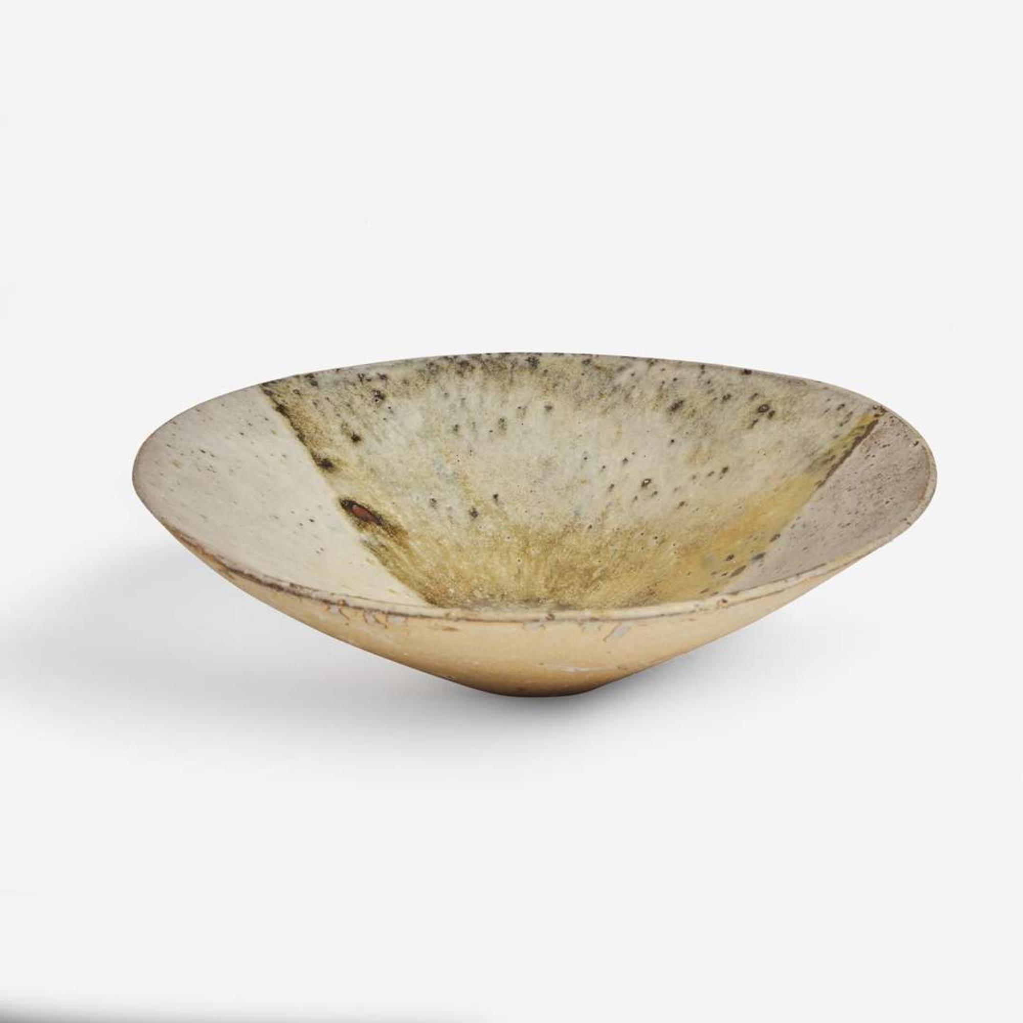 Ruth Duckworth (German-American, 1919-2009) Stoneware Bowl, USA, circa last quarter 20th century