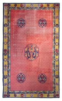 A Chinese Art Deco Style Rug 15 feet 2 inches x 11 feet 4 inches.