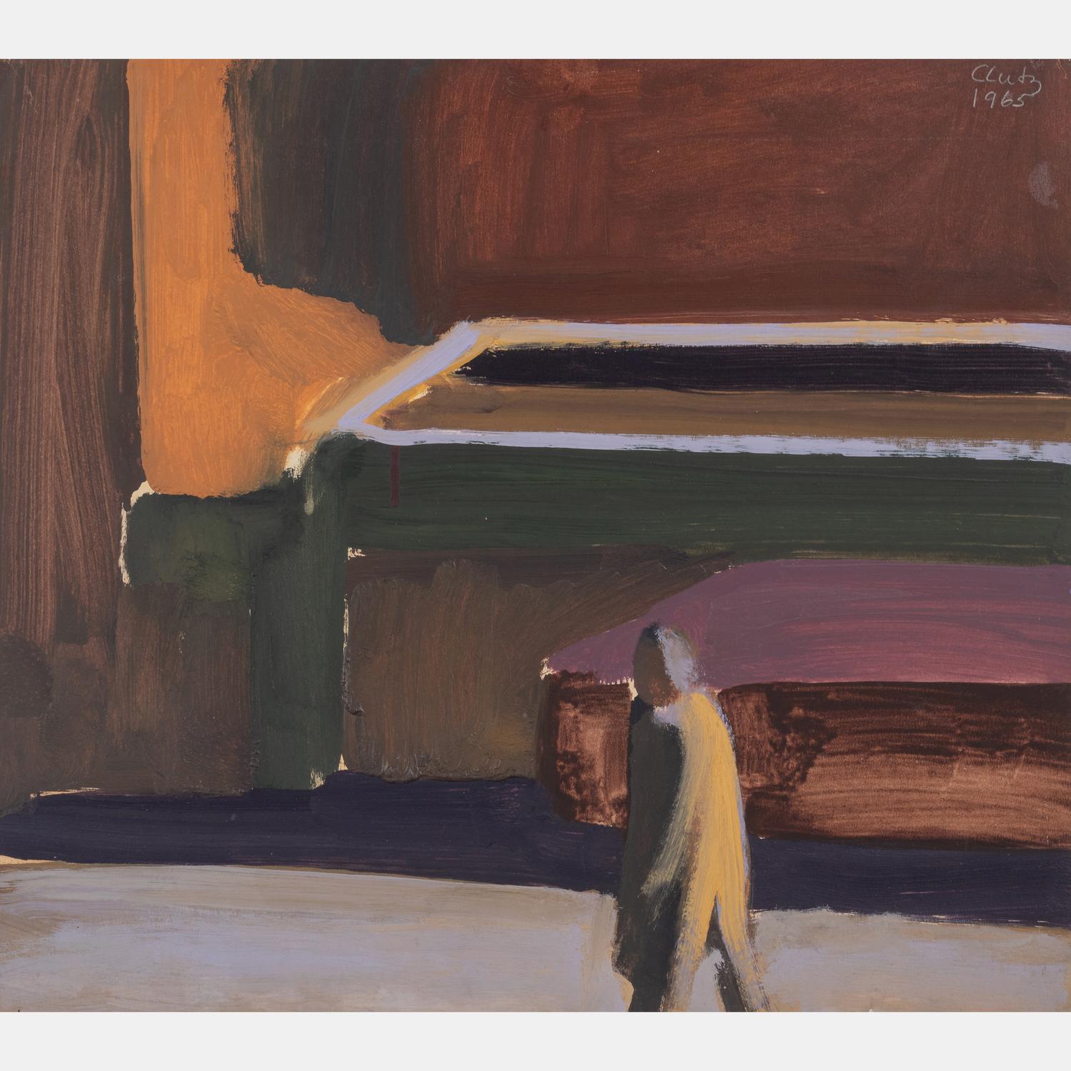 Abstract Composition with Figure